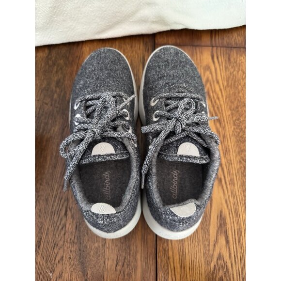 Allbirds Natural Gray w/ Light Gray Sole Wool Runners, Women's 7 - Picture 6 of 8